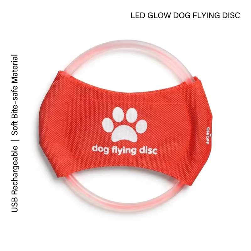 Frisbee luminoso LED recargable para perros pequeños y medianos - imagen 5