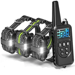 Collar de adiestramiento para perros con control remoto y vibración