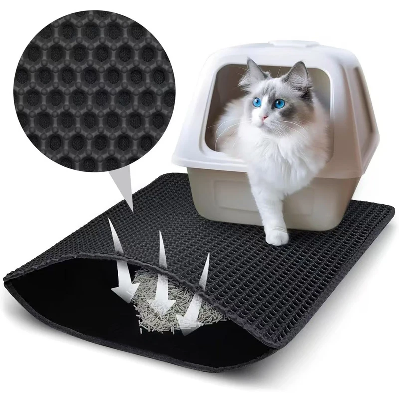 Tapete arena gato doble capa panal EVA antideslizante - imagen 3