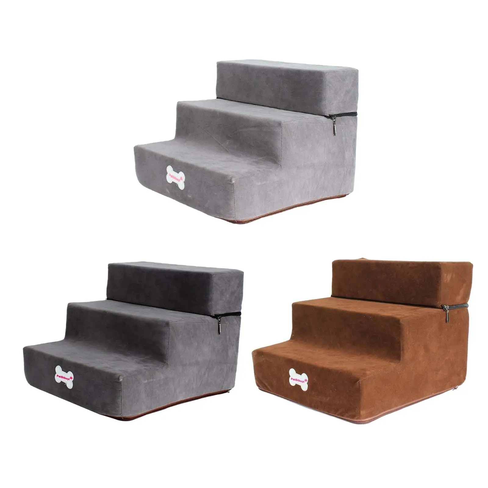 Escalera para perros pequeños con diseño de 3 niveles