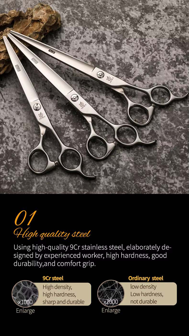 Vista de las puntas redondeadas