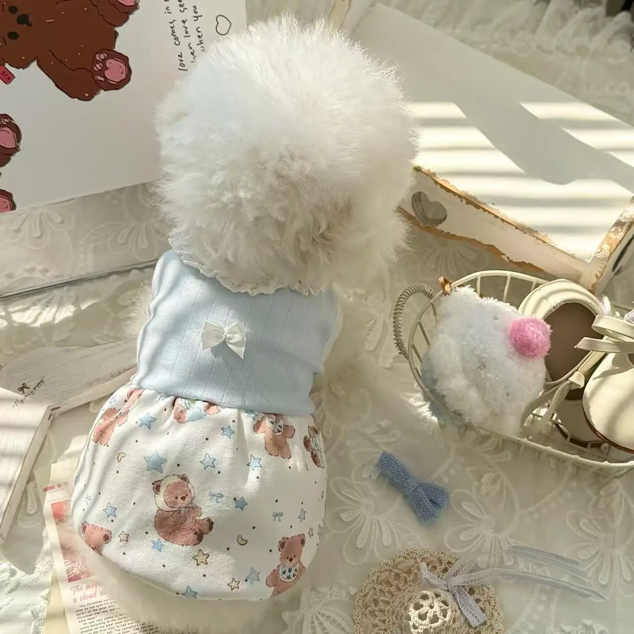 Top de tirantes estilo calabaza para mascotas