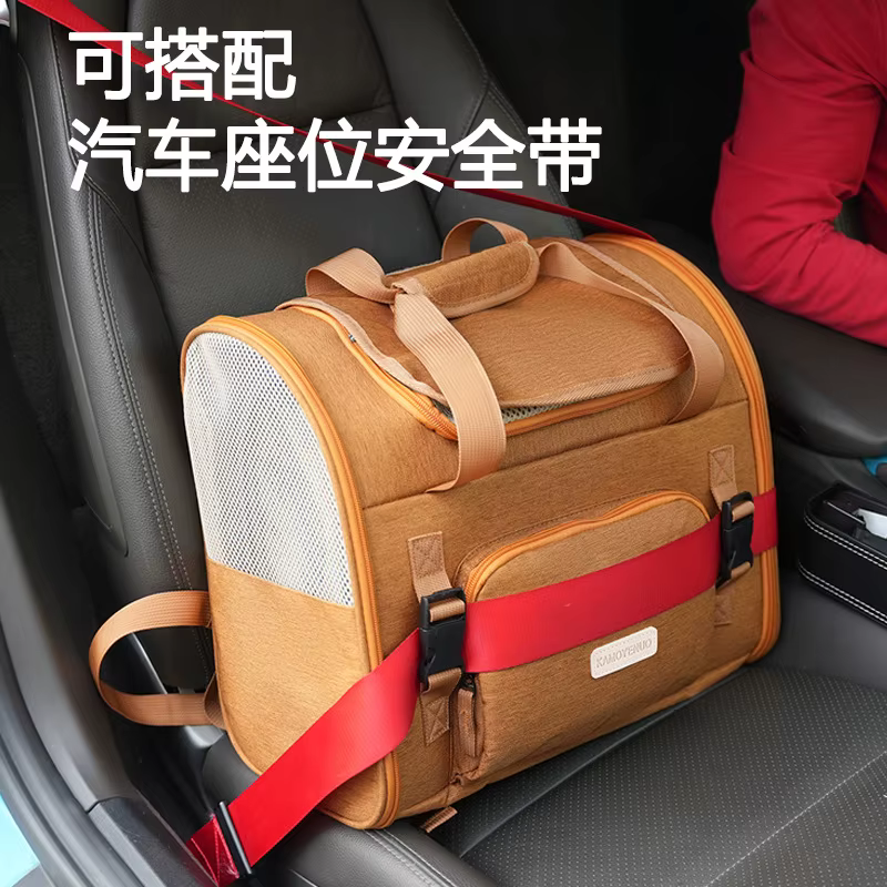 Mochila transportadora expandible para gatos y perros pequeños - imagen 3