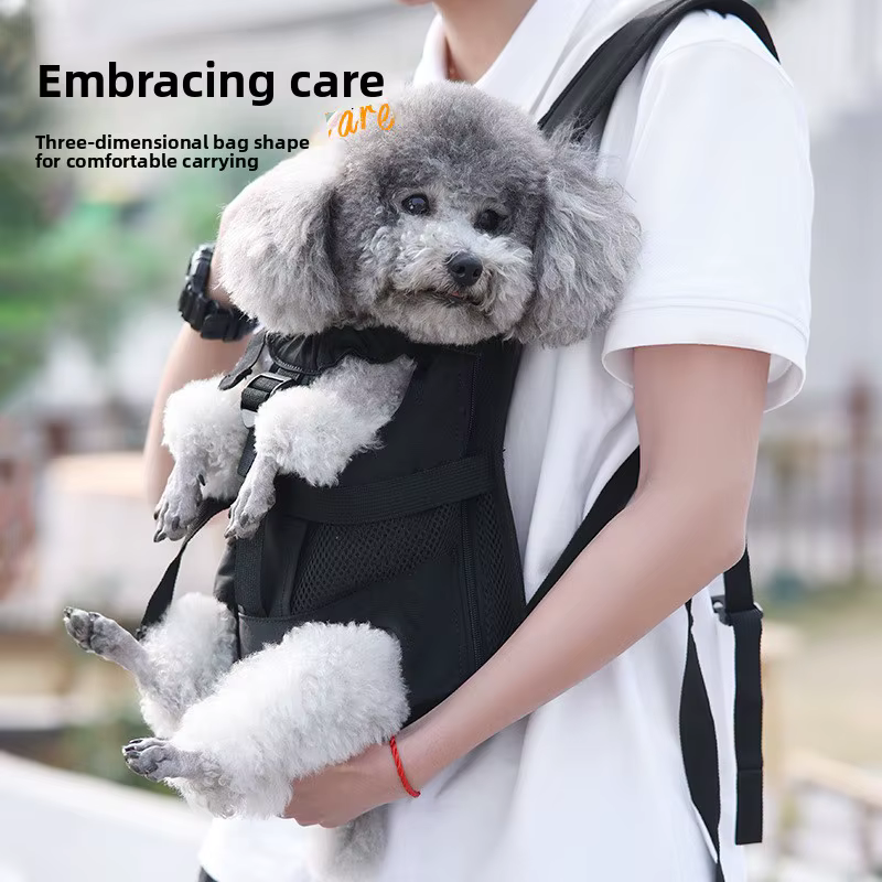 Mochila de transporte con doble correa para perros y gatos - imagen 3