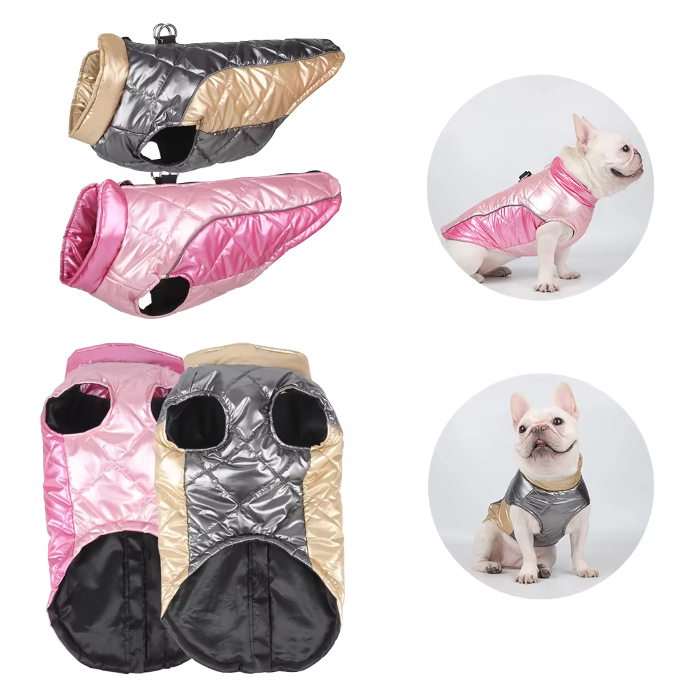 Chaqueta de Invierno para Perros con Anilla D – Estampado French Bulldog - imagen 5
