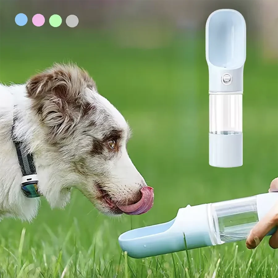 Hervidor portátil para mascotas visto desde arriba, diseño compacto