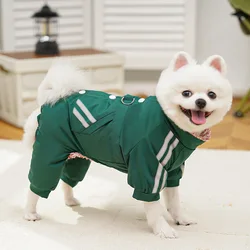 Chaqueta impermeable con detalles reflectantes para perros