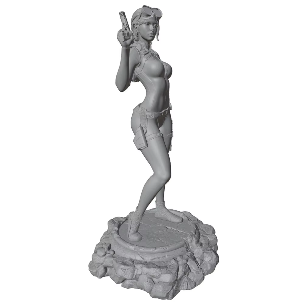 Figura resina para gato y perro sin pintar - imagen 3