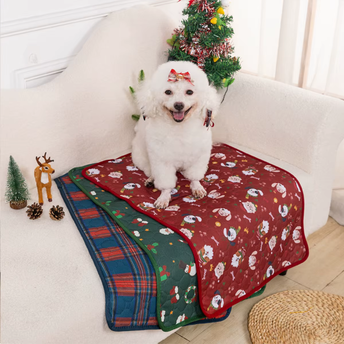 Alfombrilla higiénica reutilizable para perros y gatos – Absorbente y antideslizante - imagen 5