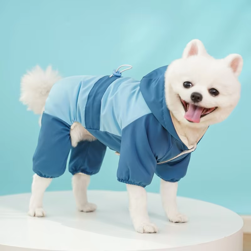 Opciones de color de la chaqueta para perro