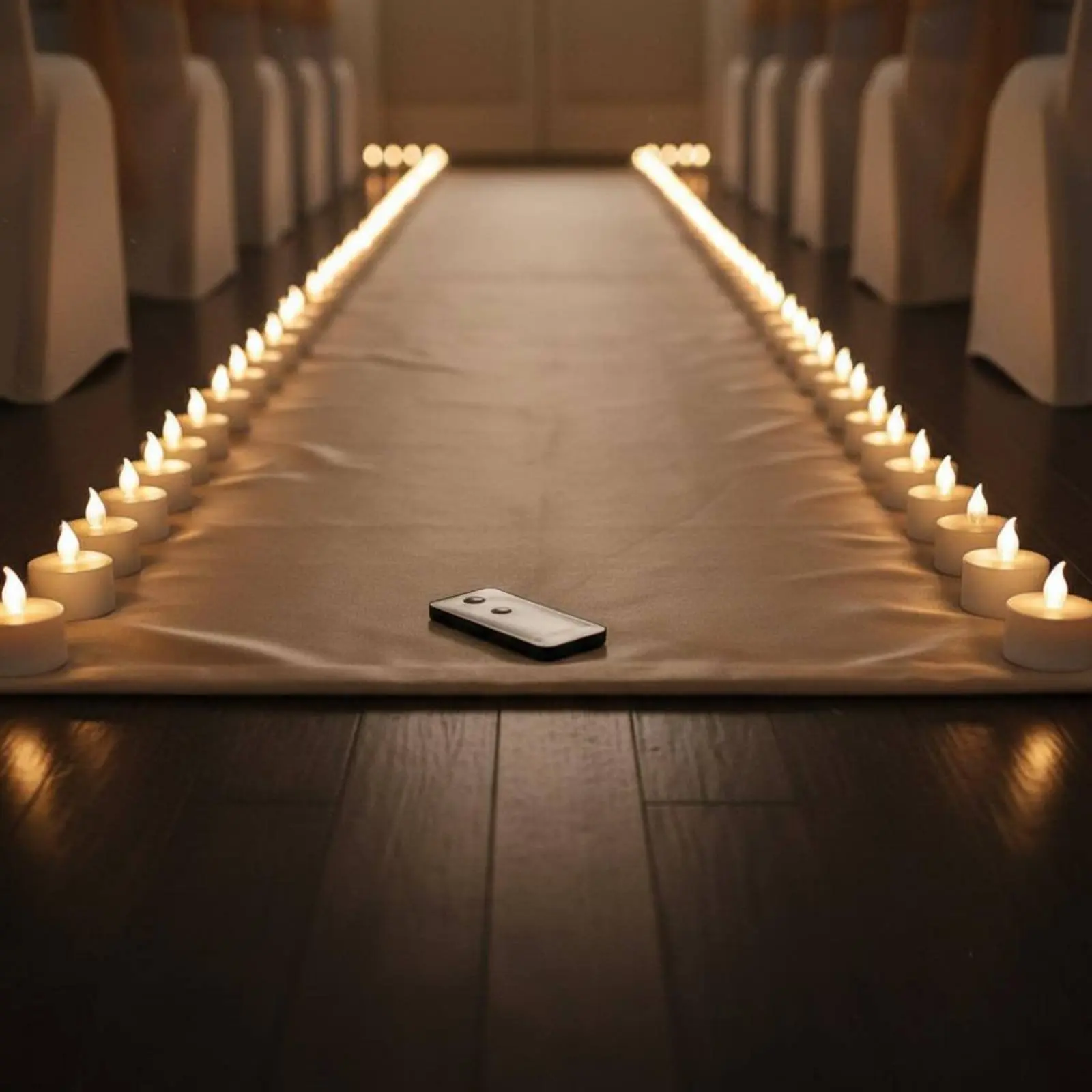 Vela LED decorativa sin goteo para gatos y perros, brillo ajustable - imagen 3