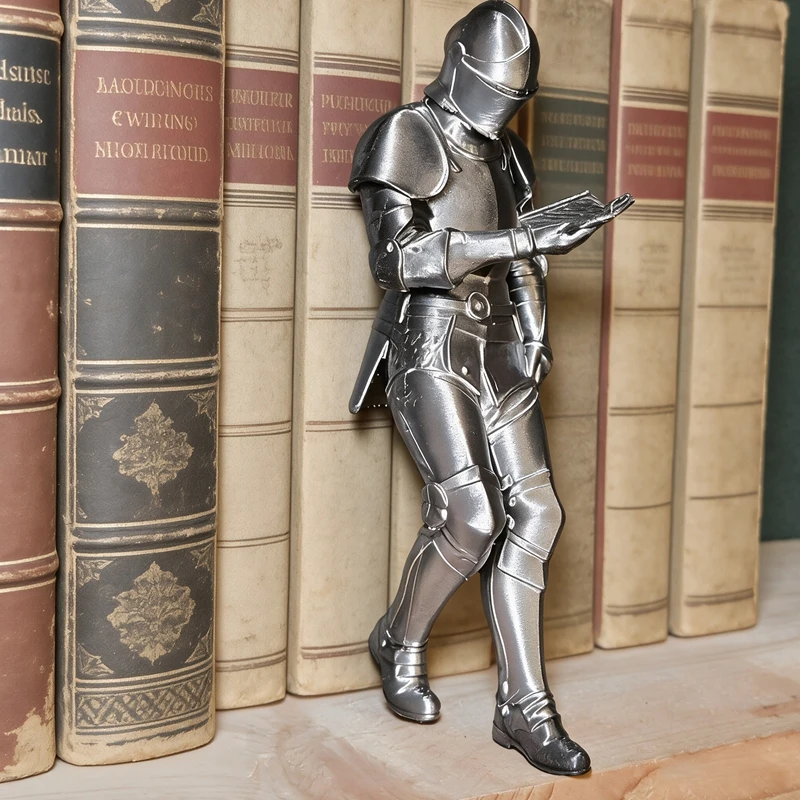 Portalibros Caballero Medieval – Figuta Decorativa para Libros y Estanterías - imagen 2