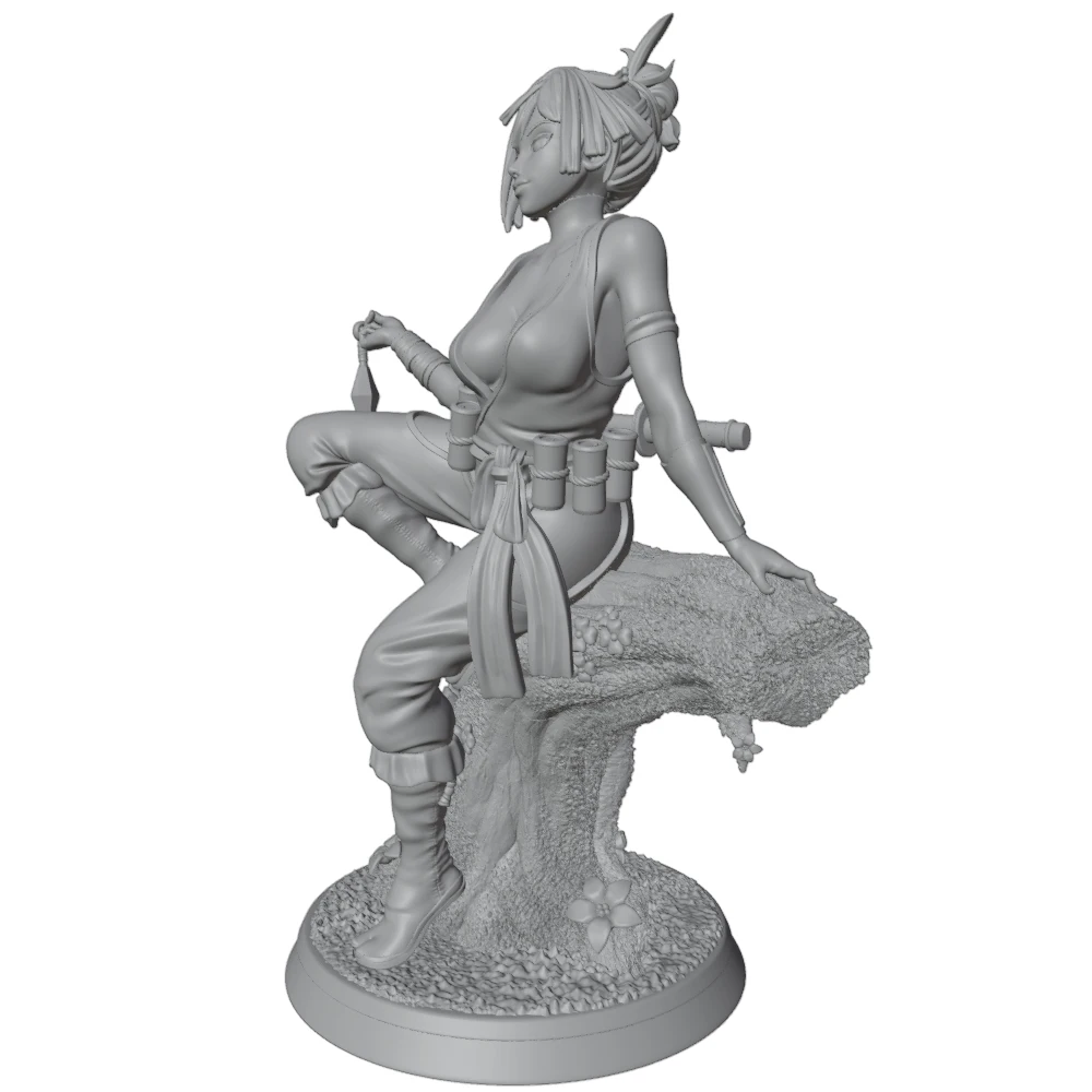 Figura coleccionable de anime NSFW 3D gris para gatos y perros - imagen 2