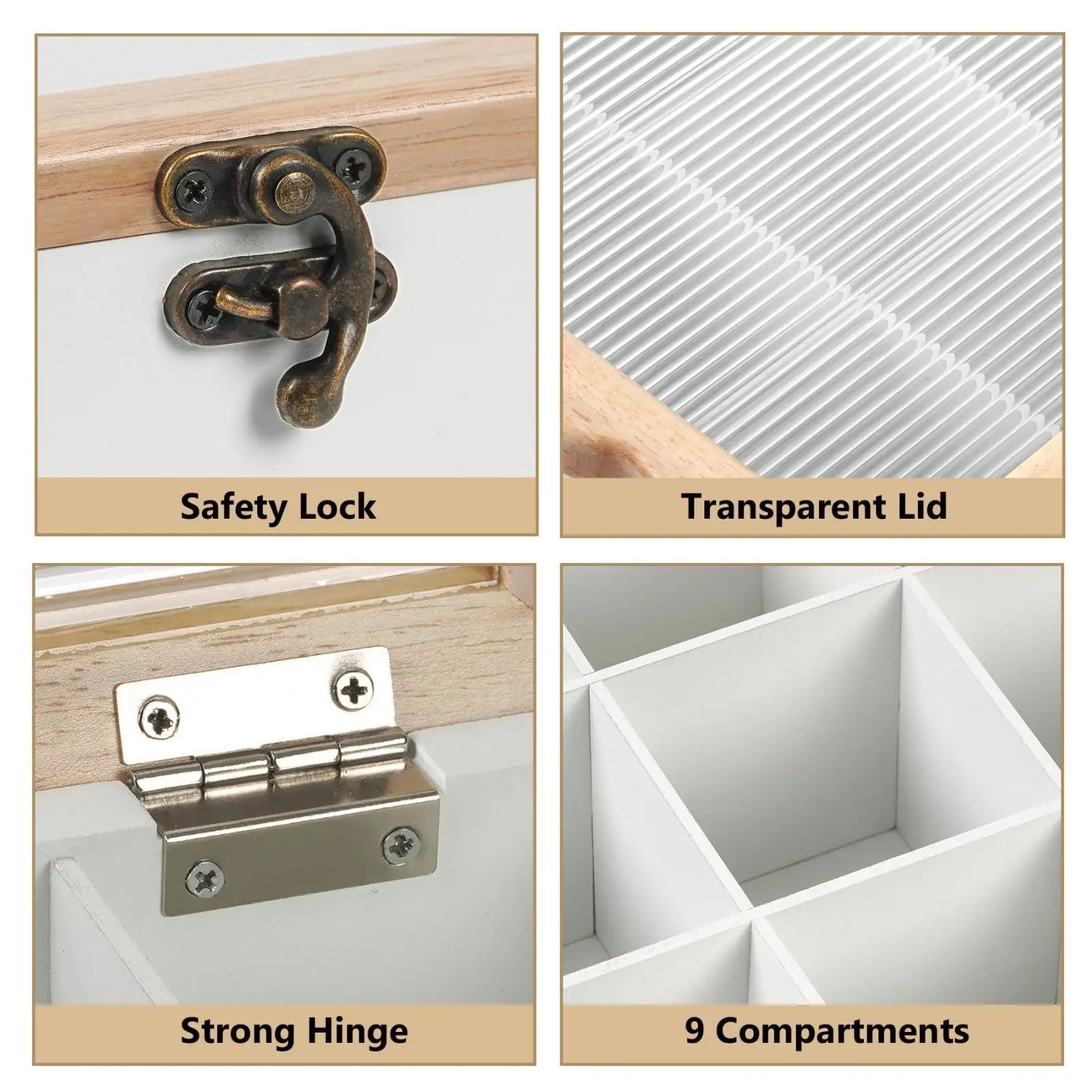 Caja organizadora para bolsitas de té y sobres de azúcar - imagen 5