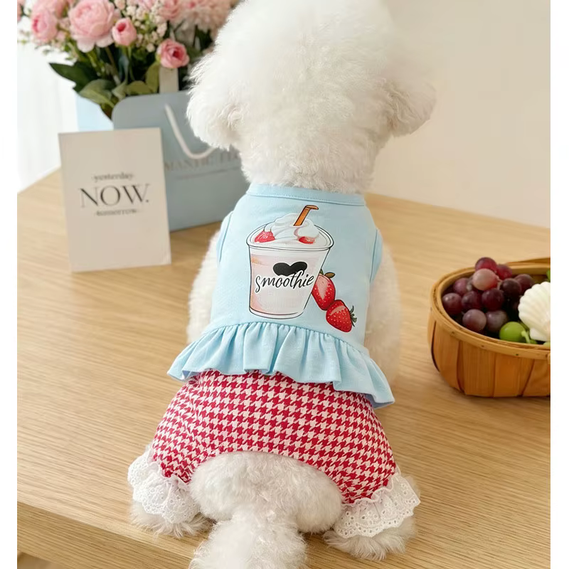 Pijama enterizo con capucha para perros y gatos pequeños York, Poodle