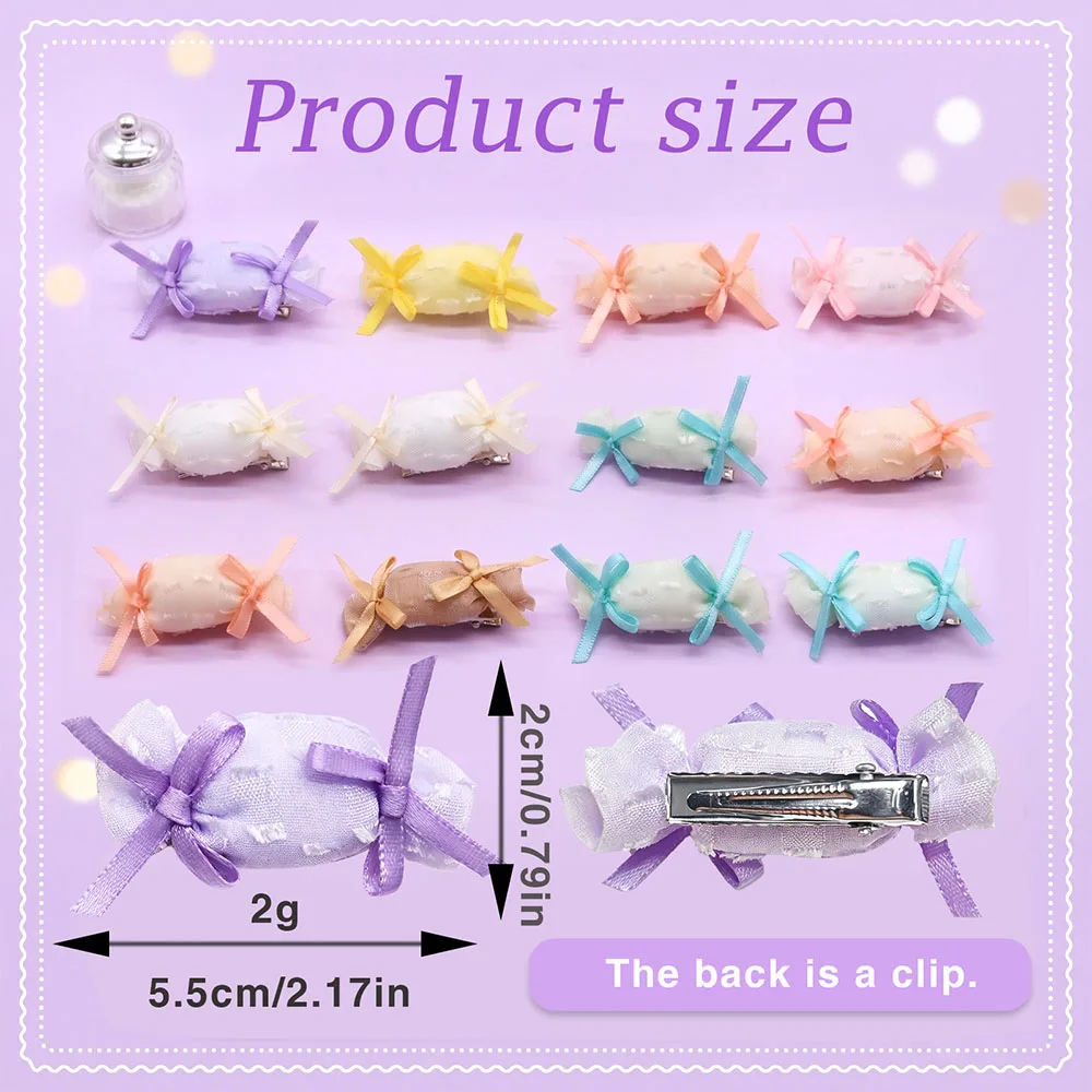 Lazos pastel para perros y gatos con clips metálicos - imagen 4