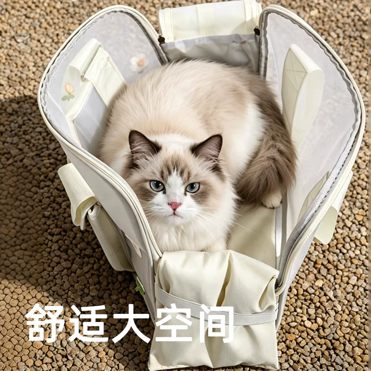 Bolsa de transporte transpirable de verano para gatos y perros - imagen 3