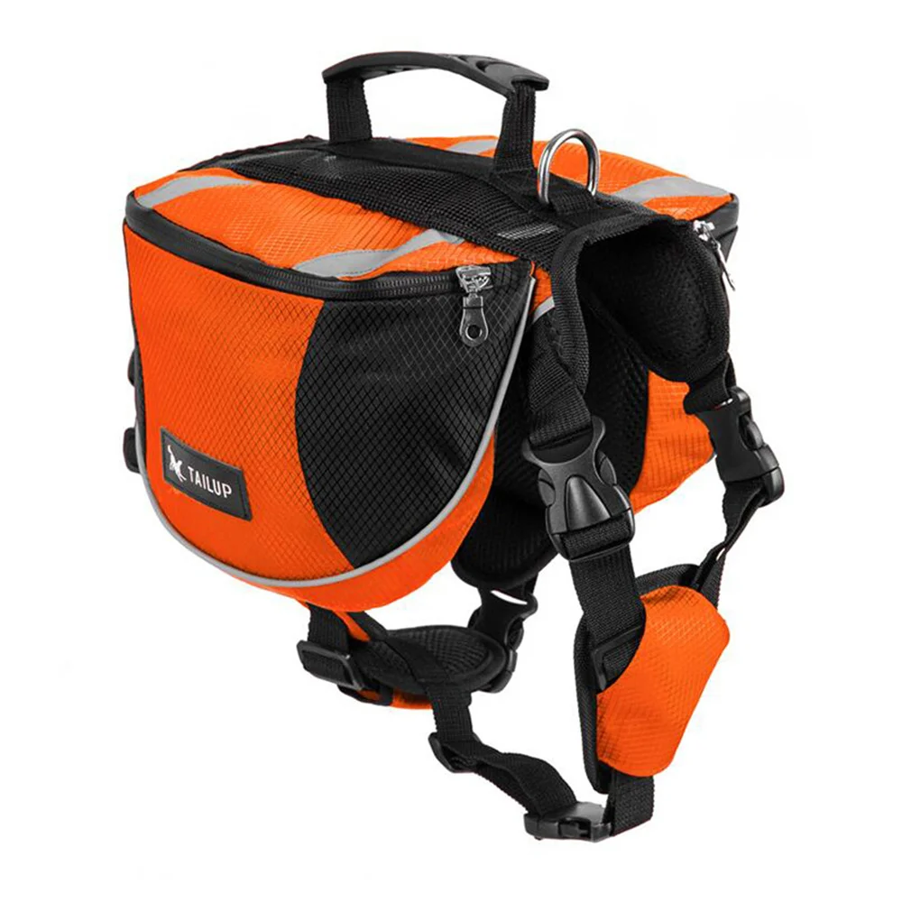 Mochila arnés con chaleco reflectante para perros – Transporte y paseo seguro