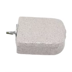 Percha Natural con Piedra para Aves – Juguete para Pico y Garras