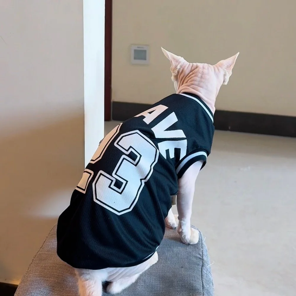 Camiseta transpirable con protección solar para gatos Sphynx - imagen 3