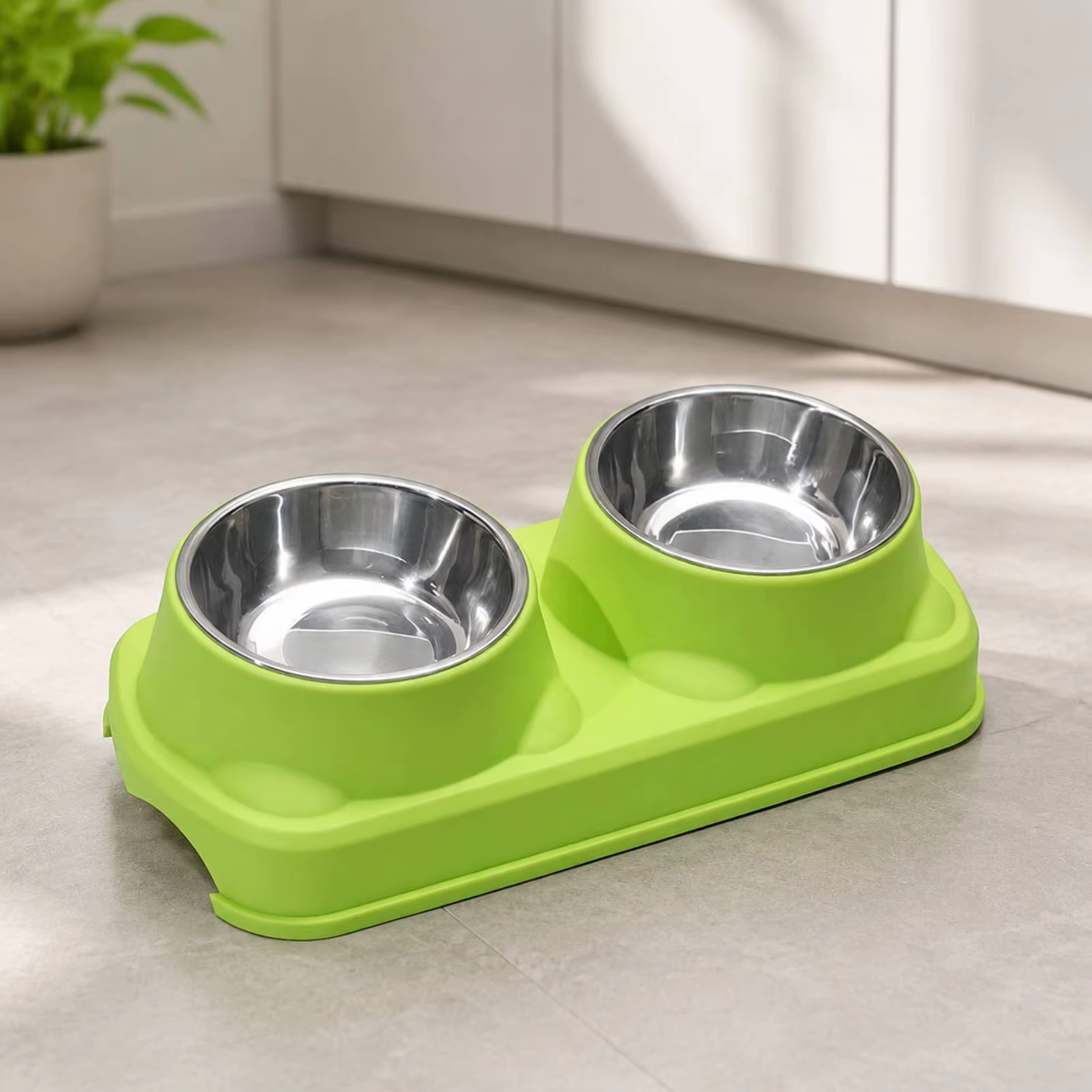 Comedero elevado de acero inoxidable para gatos - imagen 4