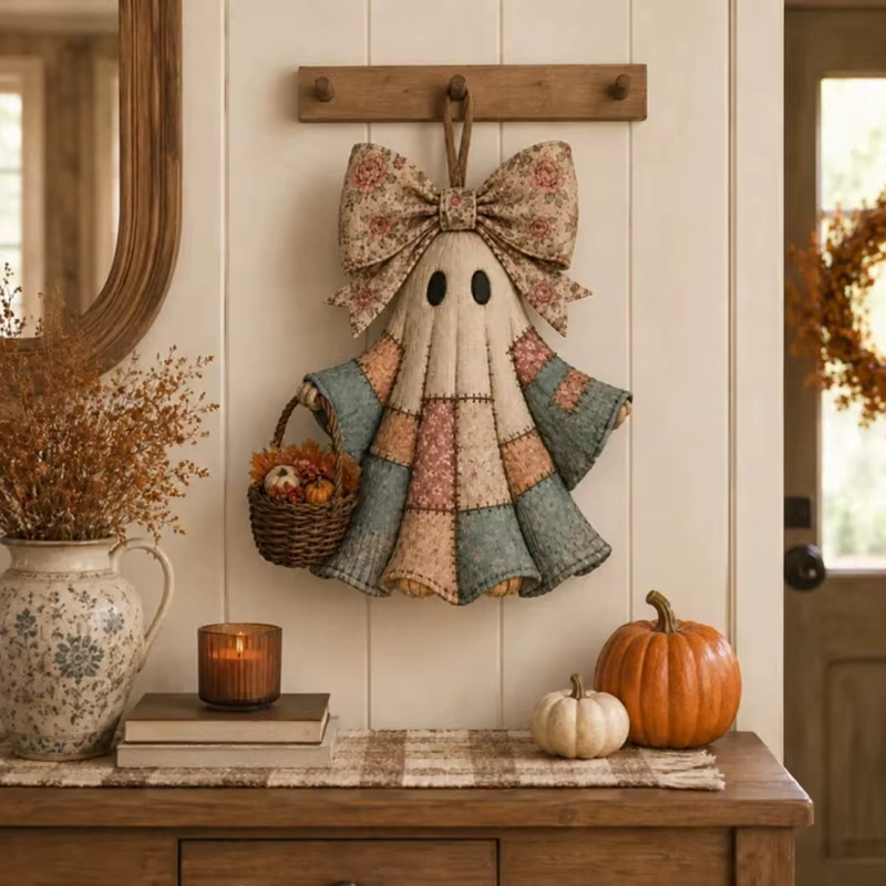 Detalle del lazo del fantasma decorativo