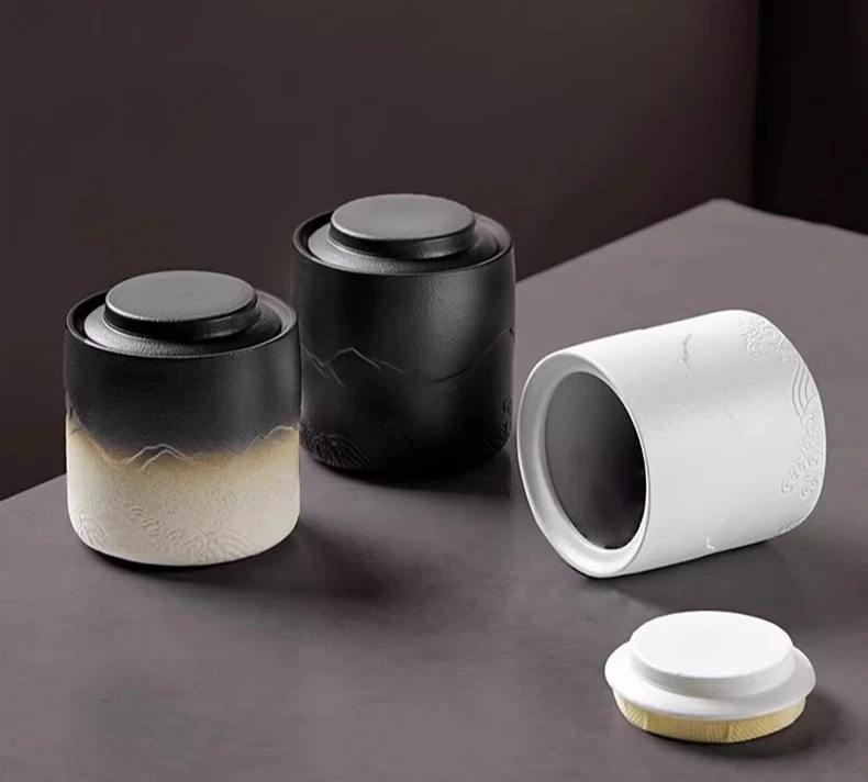 Mini urna para cenizas de mascotas de cerámica