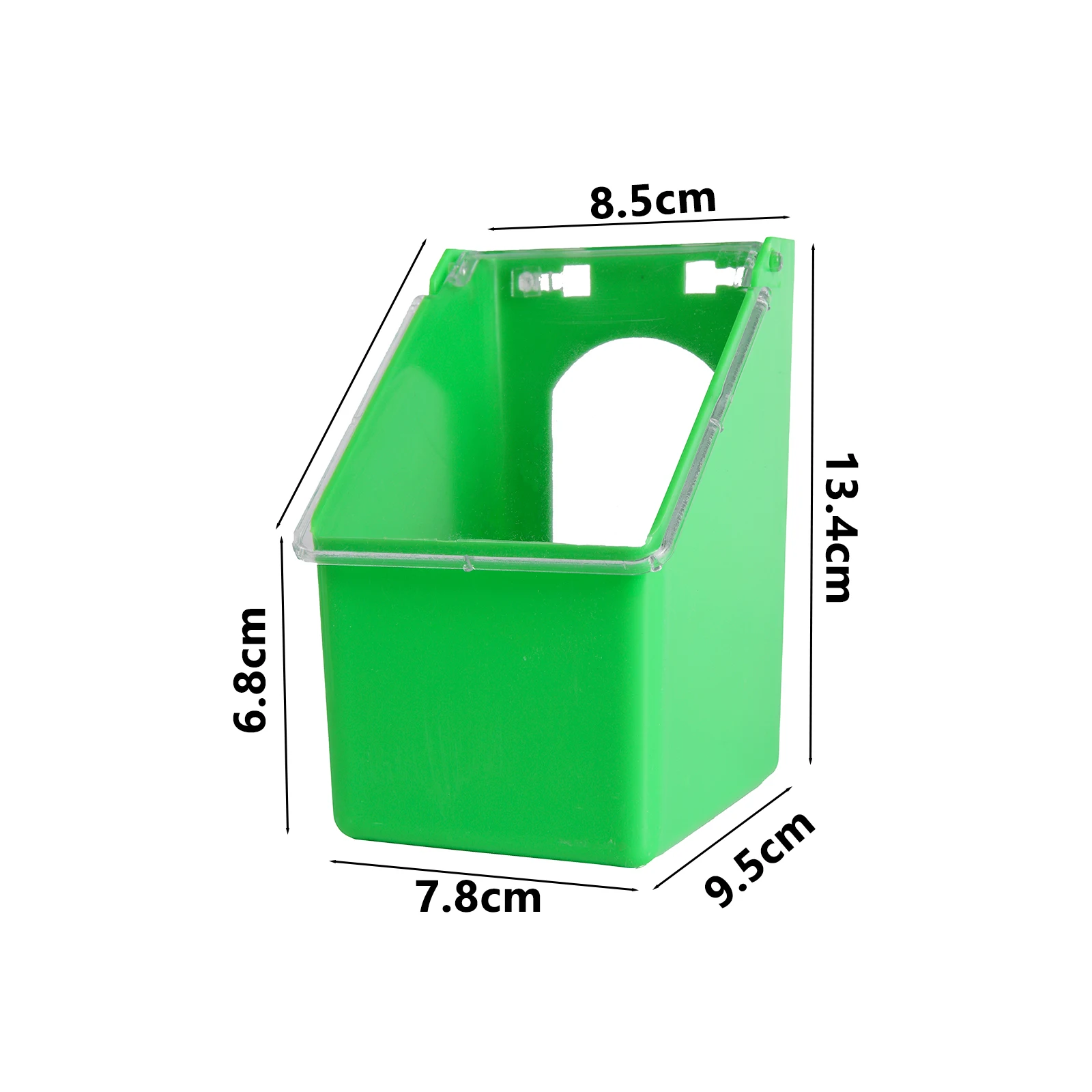Bebedero automático de agua para aves de plástico, tipo caja - imagen 4