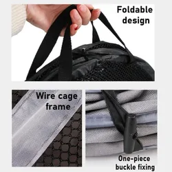 Funda asiento coche con cinturón para perros y gatos pequeños