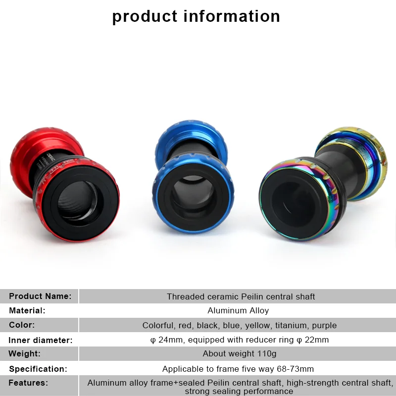 Kit de rodamientos roscados para bicicleta