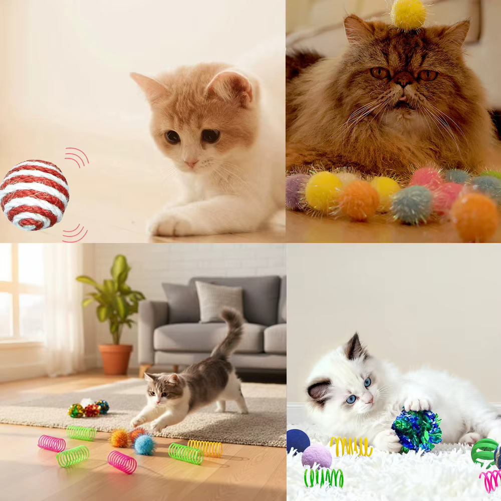Pack de juguetes para gatos, surtido mixto para varios felinos - imagen 2