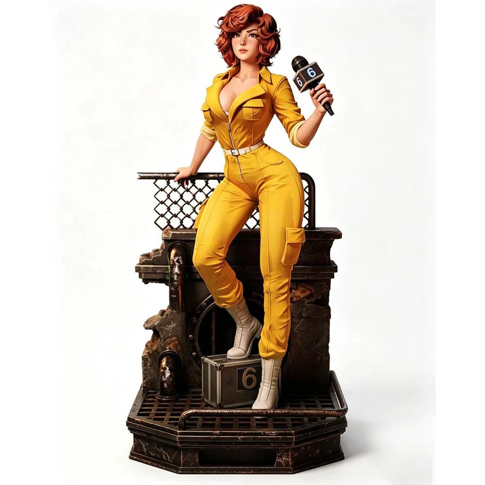 Kit resina 1/24 figura chica 75mm GK gris sin pintar - imagen 5