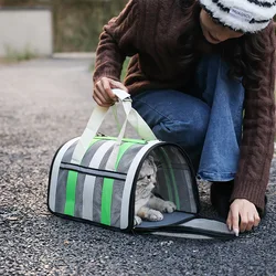 Transportín transpirable para gatos y perros pequeños – Bolsa de exterior verano