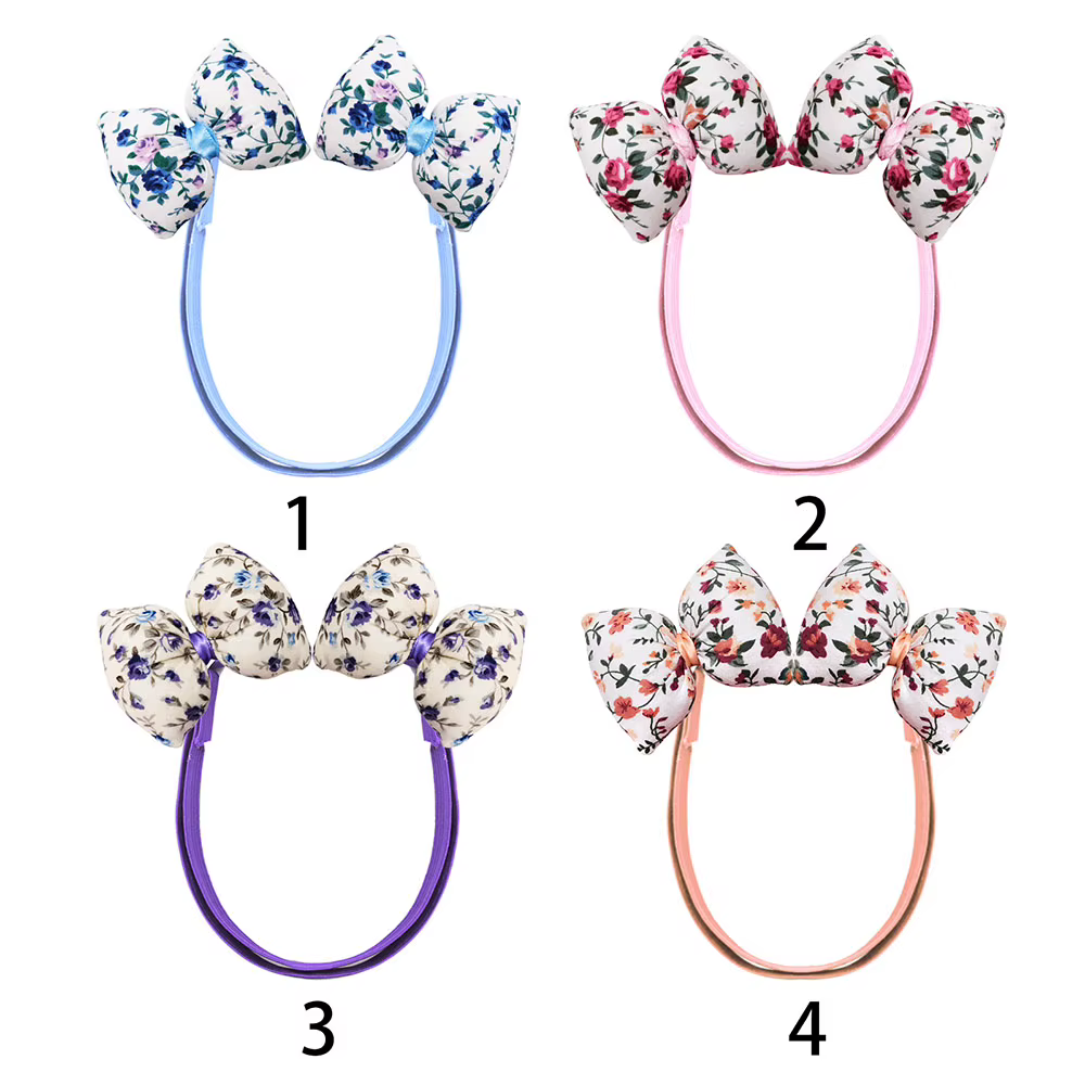 Lazo decorativo para mascotas con lazo floral