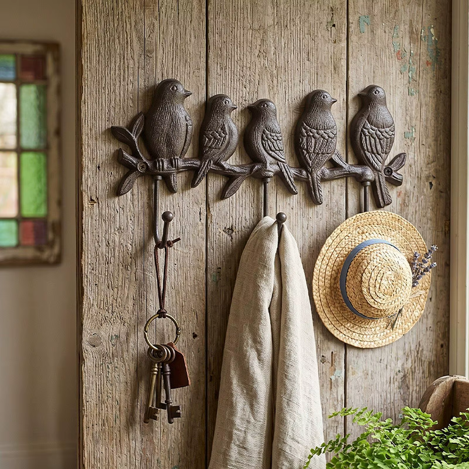 Perchero Decorativo con Diseño de Pájaro – Colgador para Llaves y Bolsos - imagen 5