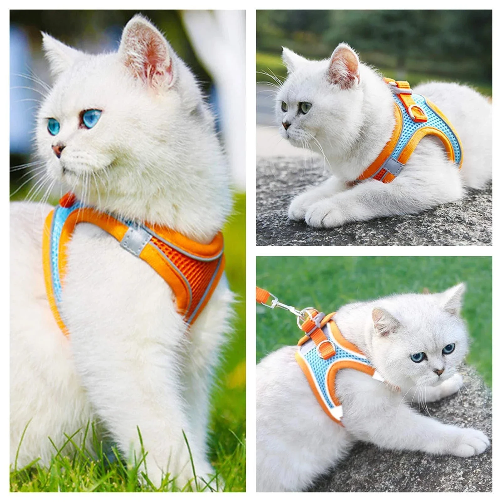 Arnés reflectante para mascotas pequeñas