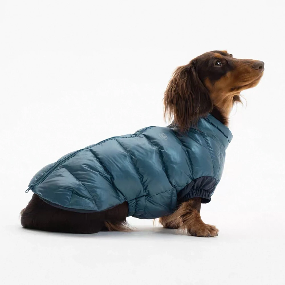 Abrigo impermeable y cortaviento de invierno para perros salchicha - imagen 4