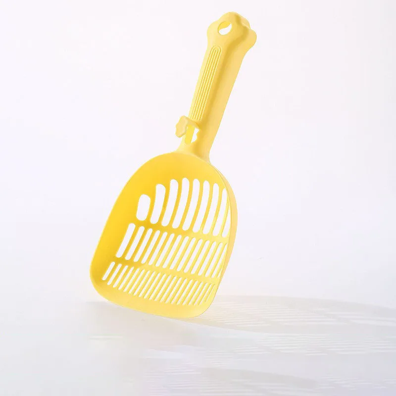 Mango largo ergonómico de la pala para arena de gatos