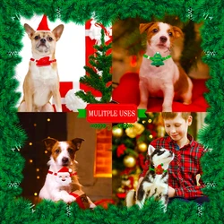 Corbatines navideños para perros y gatos pequeños – Pack elegante