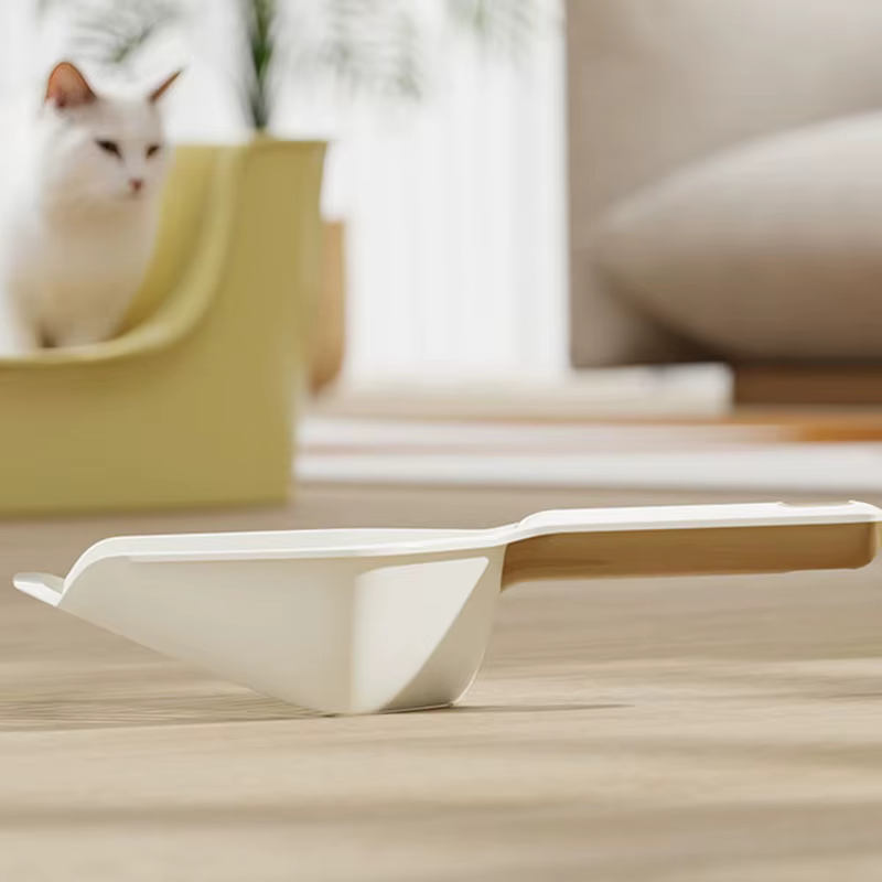 Pala grande para arena de gatos con soporte de almacenamiento