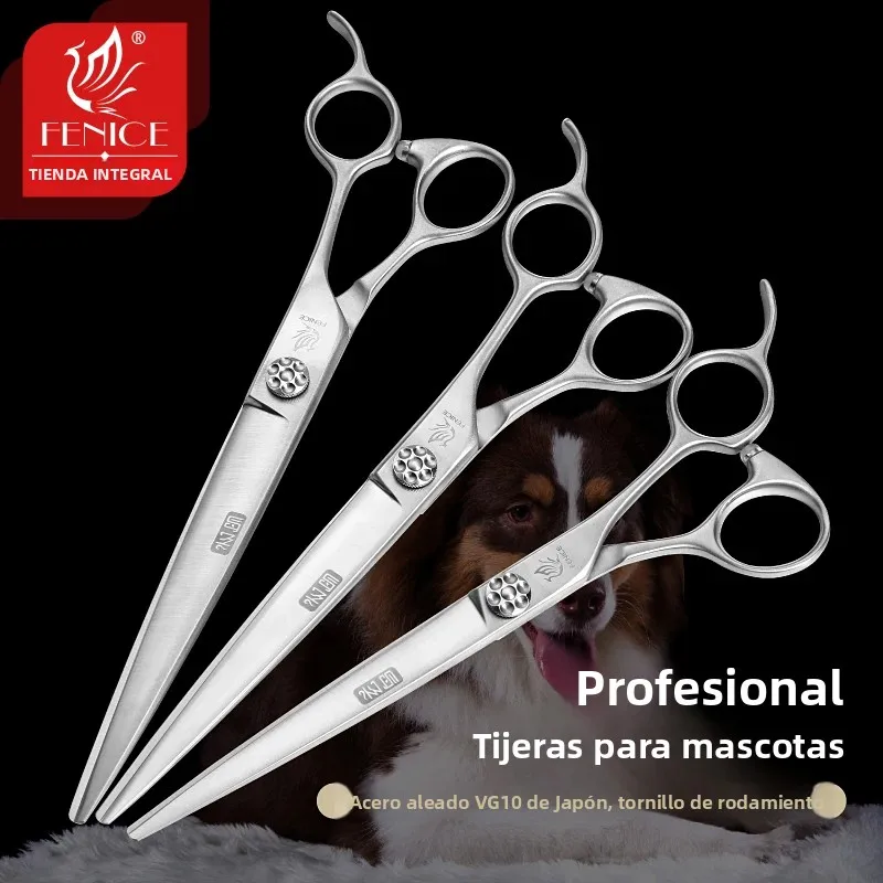 Tijeras de Peluquería Canina Fenice – Corte Profesional Acero JP VG10