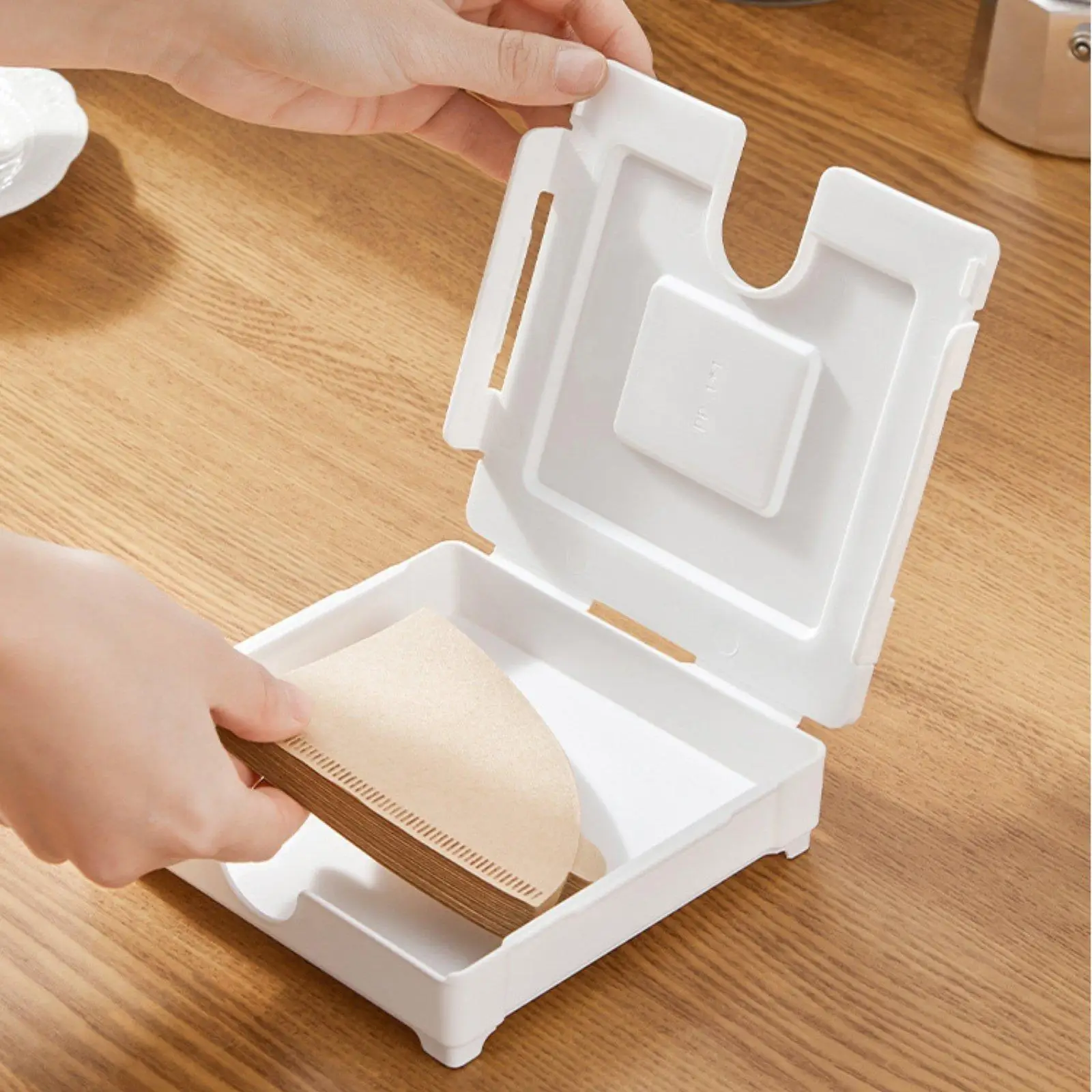 Organizador de café y filtros con soporte magnético para pared - imagen 5
