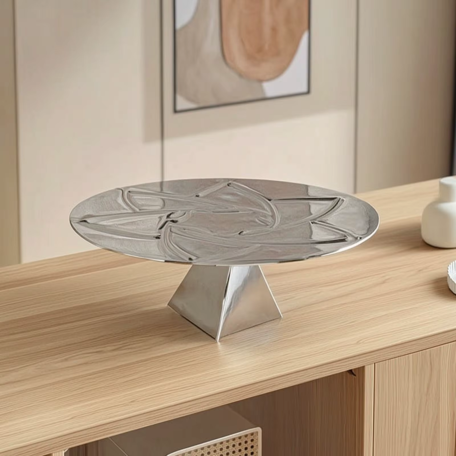 Comedero alto con pedestal acero inoxidable para gatos y perros - imagen 2
