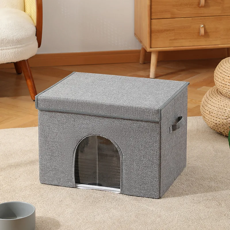 Casa de verano fresca para gatos plegable con enfriador de aire - imagen 3