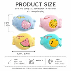 Juguete de peluche con sonido para perros pequeños y cachorros