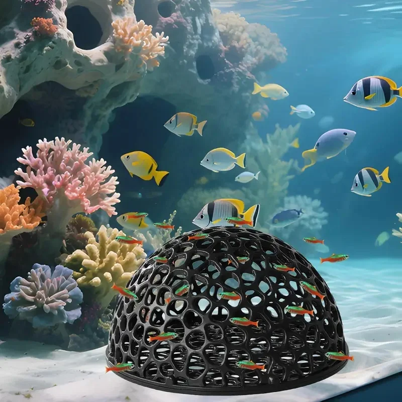 Hemisferio escondite para peces y camarones – Refugio para acuario - imagen 4