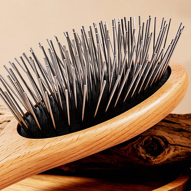 Peine de madera para perros y gatos: cepillo de masaje - imagen 5
