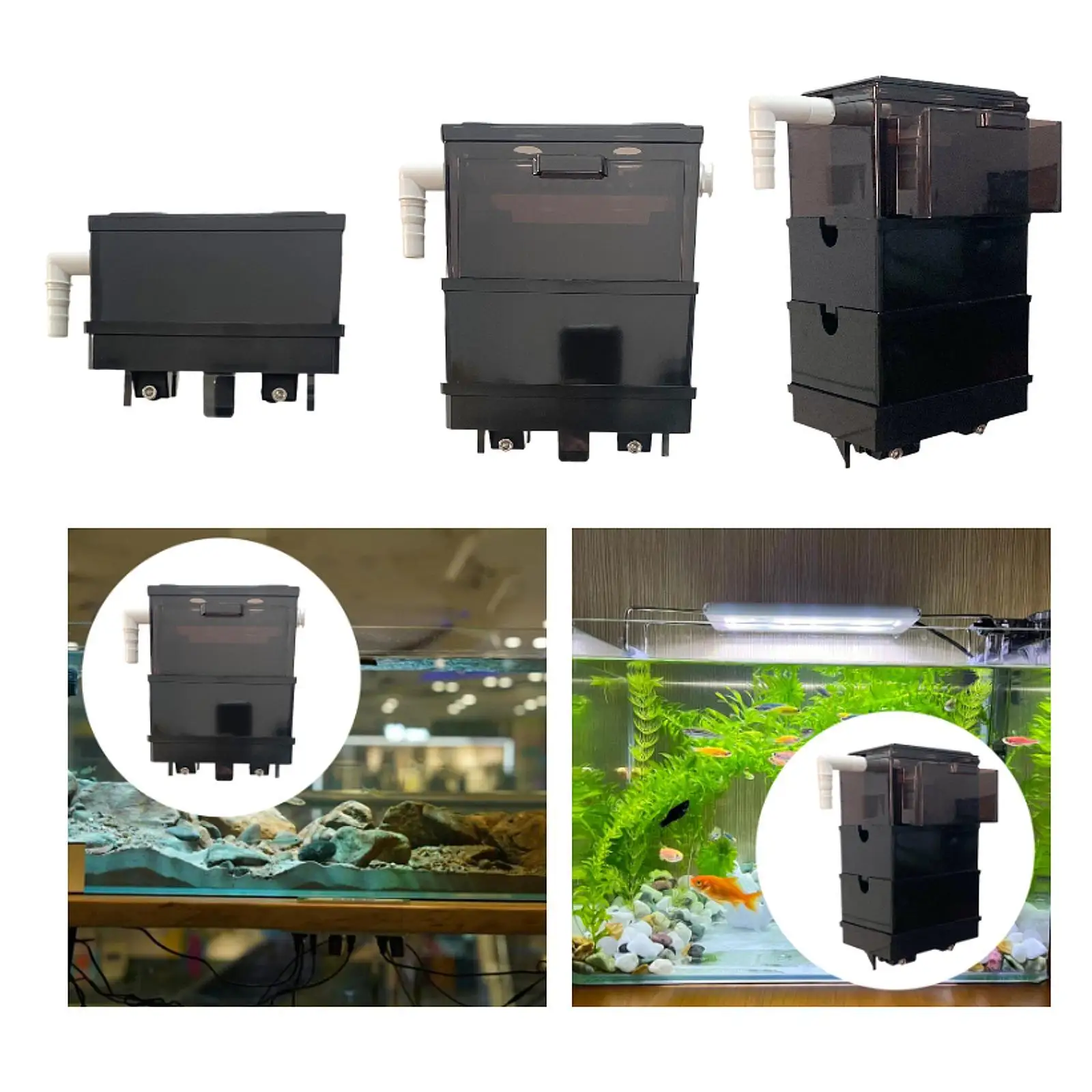 Diferentes tamaños de caja de filtro