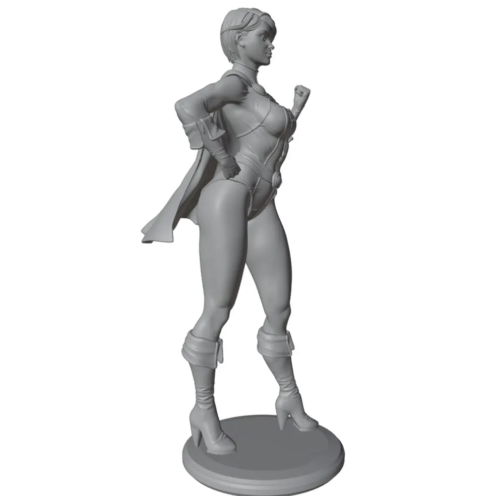 Kit miniatura modelo gris impreso en 3D para muñeca DIY sin pintar - imagen 4