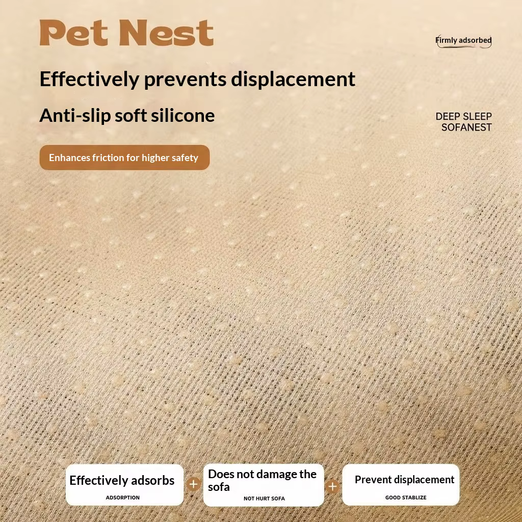 Alfombra antiarañazos para sofá – Protector antideslizante para perros y gatos - imagen 2